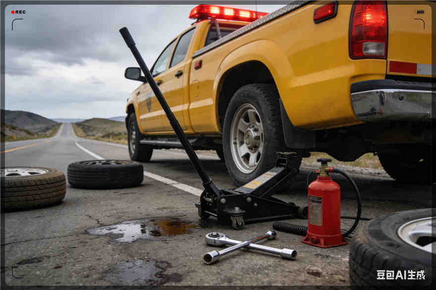 红寺堡爆胎道路救援-汽车换轮胎