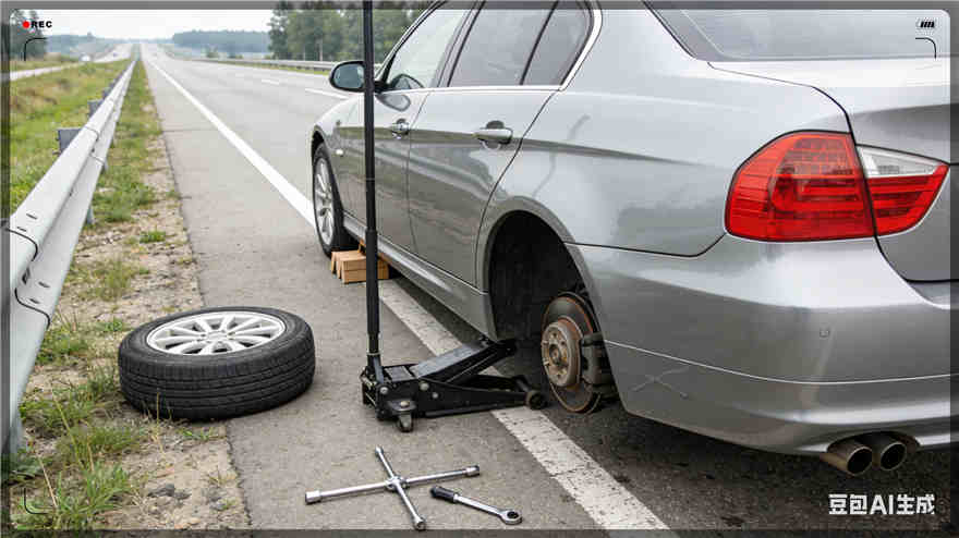 红寺堡爆胎道路救援-汽车换备胎